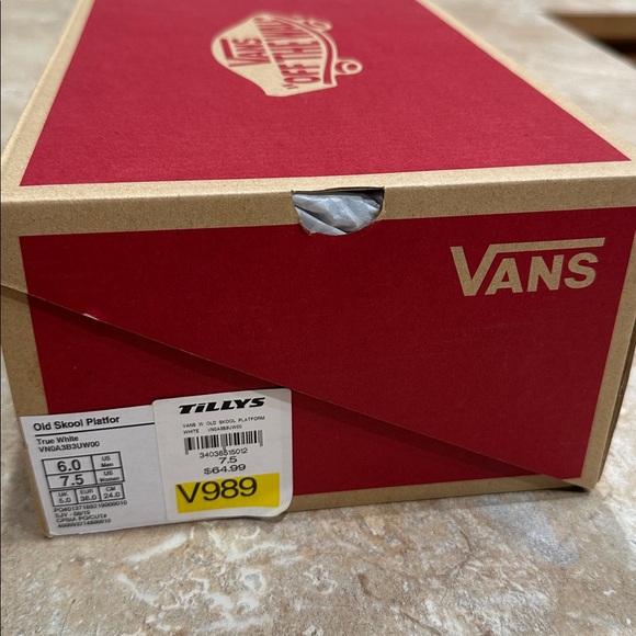 Vans Old Skool Platform True White Women’s 7.5 / Men’s 6 NWT - Picture 8 of 8